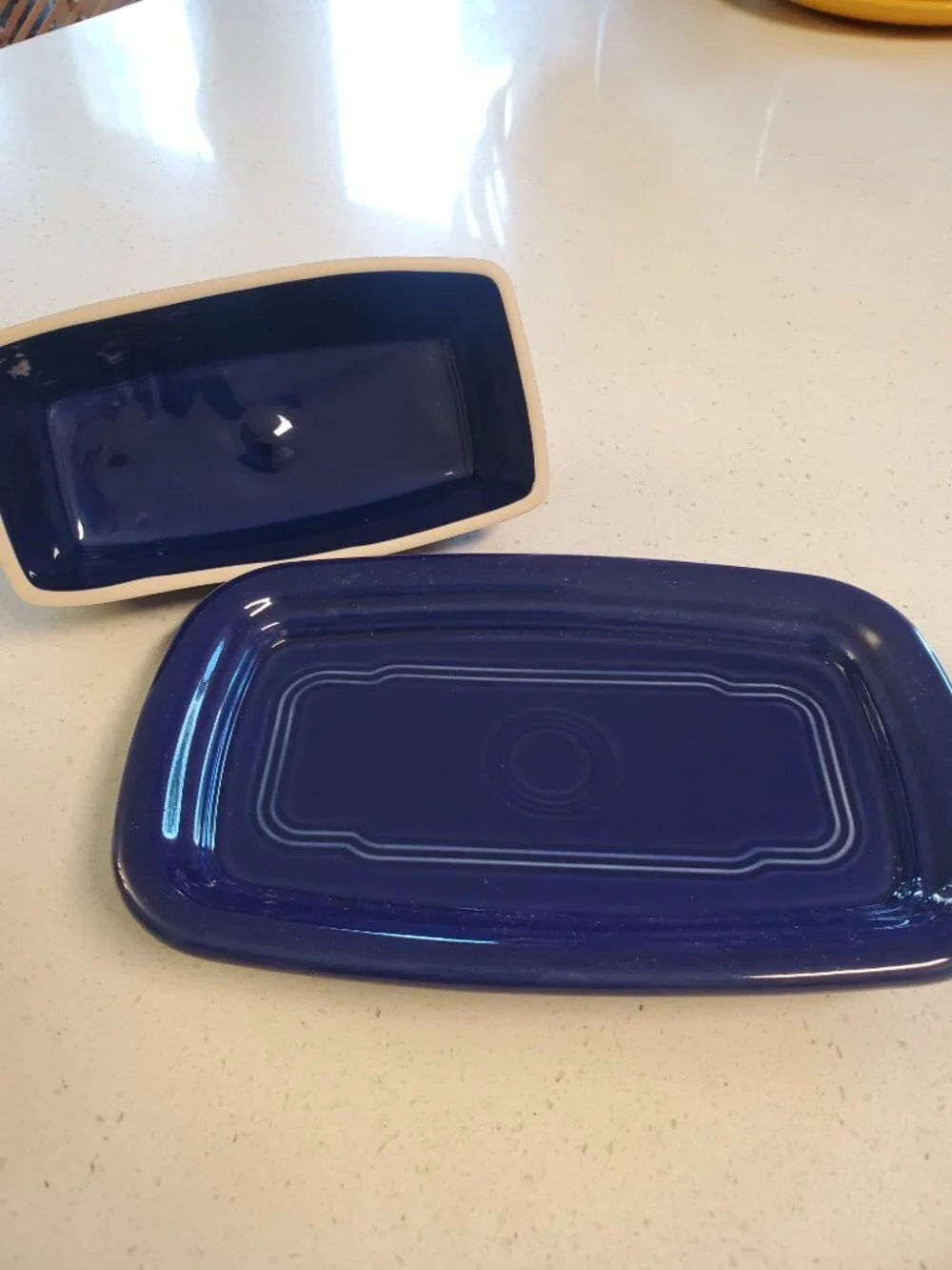 Fiesta Large Colbalt Butter Dish